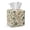 Beige-Floral, variant on Kuiaobaty Vintage Flower Print Tissue Box Cover Universal Square Tissue Holder with Easy Refill Decorative Leather Tissue Box Cover Napkin Holder for Bedroom Kitchen Bathroom RV