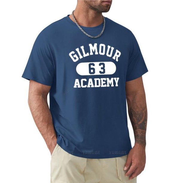Camiseta de la Academia GILMOUR para hombre camisa divertida corta divertida de marca