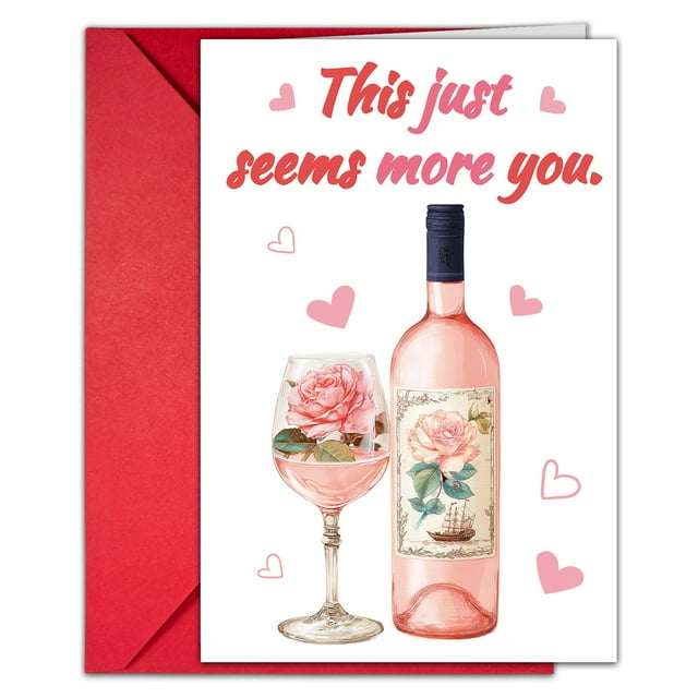Valentine'S Day Greeting Card with Envelope Set Heart Shaped Design Cardstock Paper Perfect for Lover Wife Husband Sweet Messages