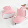 thumbnail image 6 of 0-18M Baby Boys Girls Cozy Snow Boots Non Slip Soft Sole Toddler First Walker Winter Warm Crib Shoes, 6 of 8