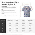 thumbnail image 5 of Fuzoiu Cartoon colorful cute cat Print Men's Casual Short,Men's Short Sleeve Shirt,Mens Casual Button Down Shirts,Cuban Collar Summer Shirt for Beach, Vacation, and Outdoor Activities-X-Large, 5 of 5