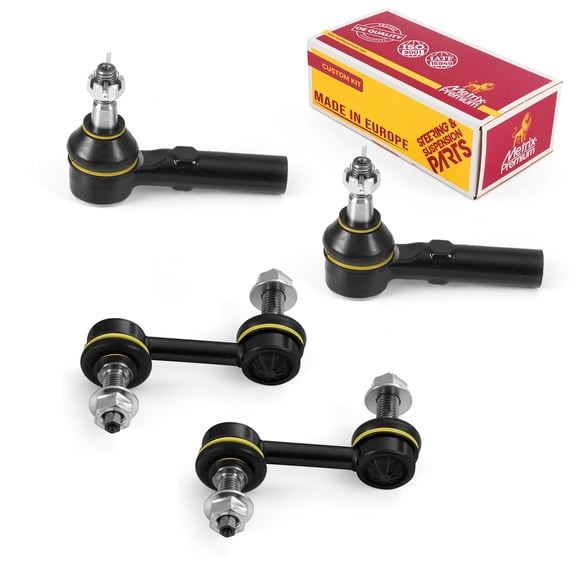 Metrix Premium Chassis Parts - 4 PC Outer Tie Rod End & Front Sway Bar Stabilizer End Link Kit Fits 2004-2009 Cadillac XLR, 1997-2013 Chevrolet Corvette, Replacement ES2231RL, K750136