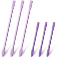 thumbnail image 1 of 6 Pieces Last Drop Silicone Spatula Set Makeup Spatula Lotion Spatula Mini Silicone Bottle Scraper for Slight Makeup Bottle Opening Kitchen Mustard Jar Lipgloss Nail Polish, 1 of 7