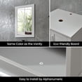 thumbnail image 6 of Fullwatt Easy to Assemble Bathroom Vanity, ABS Gray, 24" W, 6 of 7