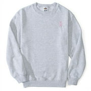 Fleece W/pink Ribbon Embroidery