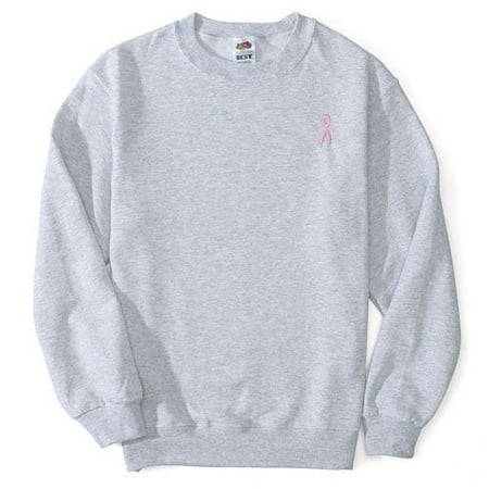 Fleece W/pink Ribbon Embroidery