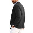thumbnail image 4 of yuCgh Men's Fashion Leisure Suit with Slim Fit, Ideal for Parties and Weddings, Casual Blazer Coat for Smart Occasions,Black L, 4 of 4