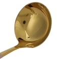 thumbnail image 4 of Soup Spoon, Cooking Spoon, Durable Ergonomic Handle 2PCS For Home Restaurant Pink Gold, 4 of 8