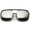 Black Gold / Silver Mirror, variant on Oversize Flat Top Aviator Sunglasses Thin Metal Arms Square Lens 60mm (Black Silver / Silver Mirror)