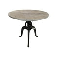thumbnail image 2 of Pemberly Row Contemporary Adjustable Crank Table in Natural Driftwood/Aged Iron, 2 of 10