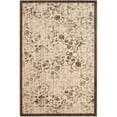 thumbnail image 3 of SAFAVIEH Infinity Felicity Overdyed Floral Polyester Area Rug, Yellow/Brown, 4' x 6', 3 of 6