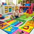 thumbnail image 7 of Noahas 6x9 Kids Rug Play Mat Carpet Educational and Fun Playmat with ABC Alphabet Animals Shapes Colors Large Area Rug Learning Rugs for Bedroom Playroom Baby Toddler Children Play Game Activity, 7 of 7
