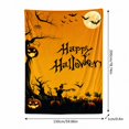 thumbnail image 3 of StlyGar Halloween Throw Blanket Ultra Soft Plush Fleece with Spooky Pumpkins Cozy Lightweight Flannel Throw for Sofa Bed Couch Halloween Decor, 3 of 6