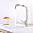 thumbnail image 3 of Faucet,Brass Brushed 360 Degree Hot Cold Water Faucet Kitchenware Top-Notch Performance, 3 of 6