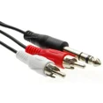 thumbnail image 4 of 15Ft 1/4" Trs Stereo Male To 2-Rca (Left/Right) Male Audio Cable, Av-Yr215B, 4 of 4