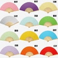 thumbnail image 2 of Royalbelle Colorful Paper Fan Handheld Foldable Children Painting Fan Bridal Dancing Photographic Props, 2 of 5
