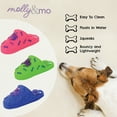 thumbnail image 3 of Molly & Mo Dog Slipper Squeaky Chew Toy (Blue), 3 of 5