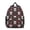 Skull and Flower, variant on Skull and Flower Gothic Pattern Backpack for School, Cute School Bag with Adjustable Shoulder Straps and Padded Back, 13.8"x11.4"x6"