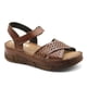 thumbnail image 1 of Sandalias de piso Exterior Piel Color Café Para Mujer De RBCOLLECTION, 1 of 2