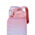 thumbnail image 3 of Botella de agua de 2 ltaza con pajitamarcador de tiempojarras de fitness para beber deportes (rosa) Ndcxsfigh Nuevos Originales, 3 of 5
