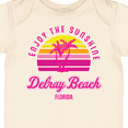thumbnail image 4 of Inktastic Summer Enjoy the Sunshine Delray Beach Florida in Pink Boys or Girls Baby Bodysuit, 4 of 5