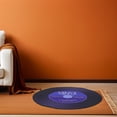 thumbnail image 1 of RUNROTOO Tapete Musical Vintage Azul Con Tema De Discos De Vinilo Y Base Antideslizante Para Hogar, 1 of 6
