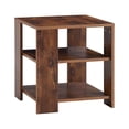 thumbnail image 2 of Topcobe 3 Tier MDF Square Side Table, Modern Design Tea End Table for Bedroom Living Room, Rustic Brown, 2 of 11