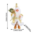 thumbnail image 2 of Claus Santa Dolls 7 pulgadas Versátil para Home Kids Naviidad Presents (D), 2 of 2