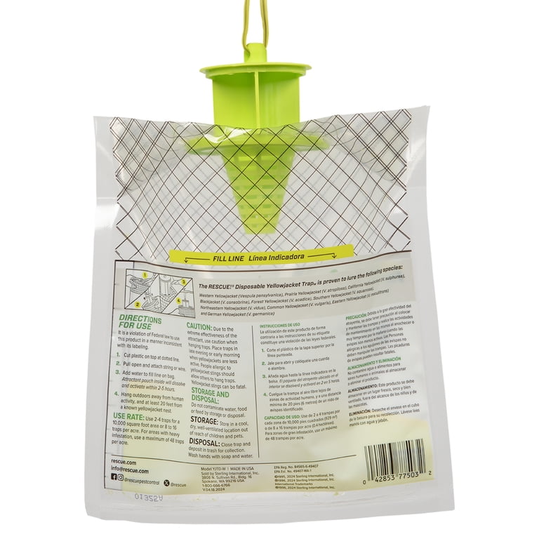 RESCUE! Yellow Jacket Disposable Trap, 1 Unit photo 2