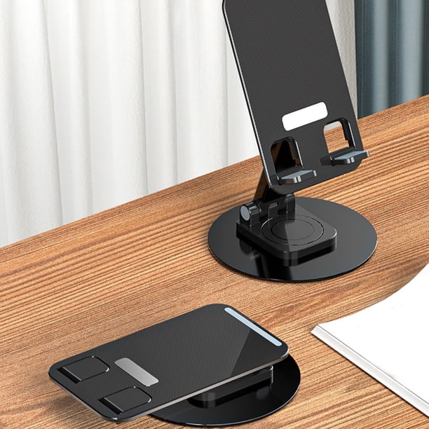 USHOBE Base Metálica Para Teléfono Y Tablet Ajustable Con Giratorio Para Transmisión