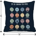 thumbnail image 4 of Counseling Office Must Haves Navy Blue Pillow Cover, Calming Corner, Mental Health Pillowcase Decor for Home Kids,Mental Health Counselor Gifts, Calming Corner Items Pillow Covers 18x18, 4 of 4