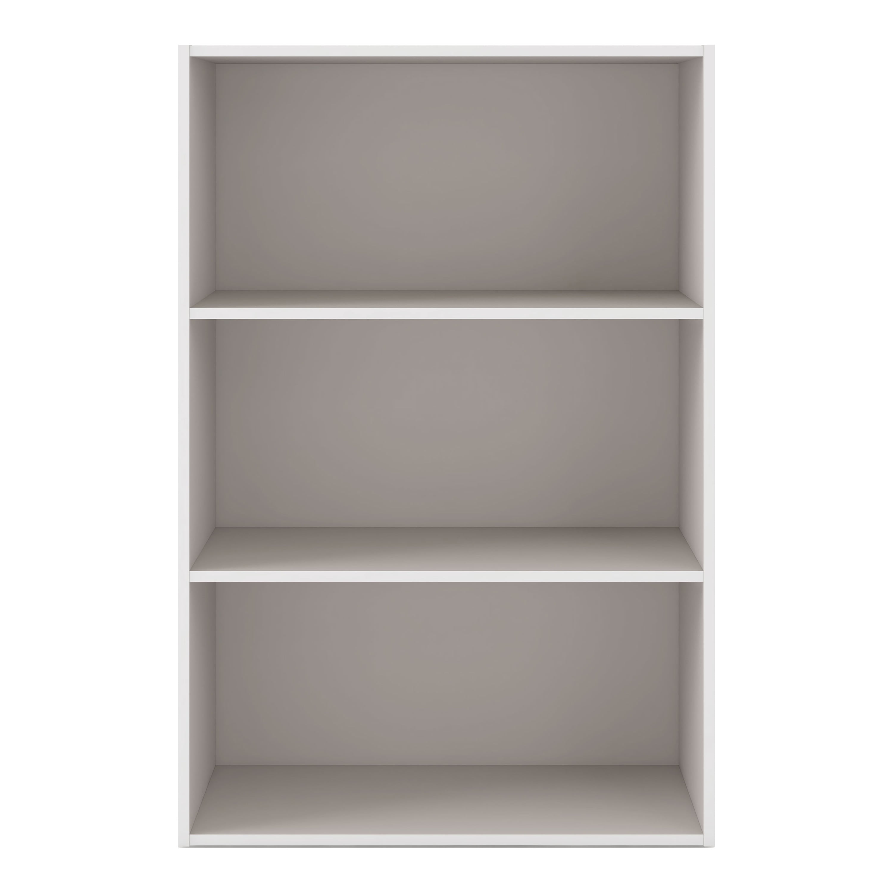 Furniture of America Brooks Stackable 3-Tier Wood Gray Bookcase