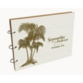 thumbnail image 7 of Darling Souvenir Personalized Engraved Laser Cut Wedding Guest Book Wooden Cover Sign-in Book Registry Guestbook Scrapbook-4H, 7 of 7
