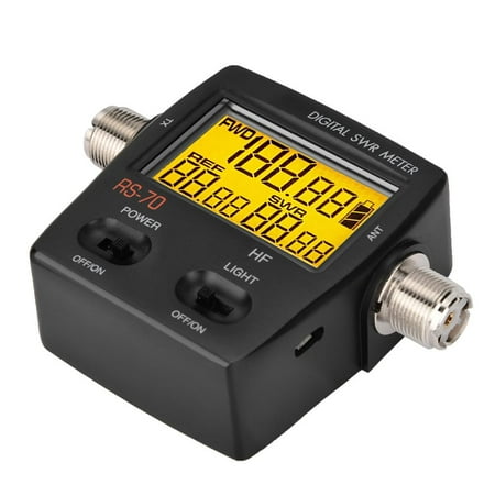 Herwey Digital SWR, SWR Power Meter,Short Wave Digital SWR Standing Wave Meter for 2 Way Wireless Intercom