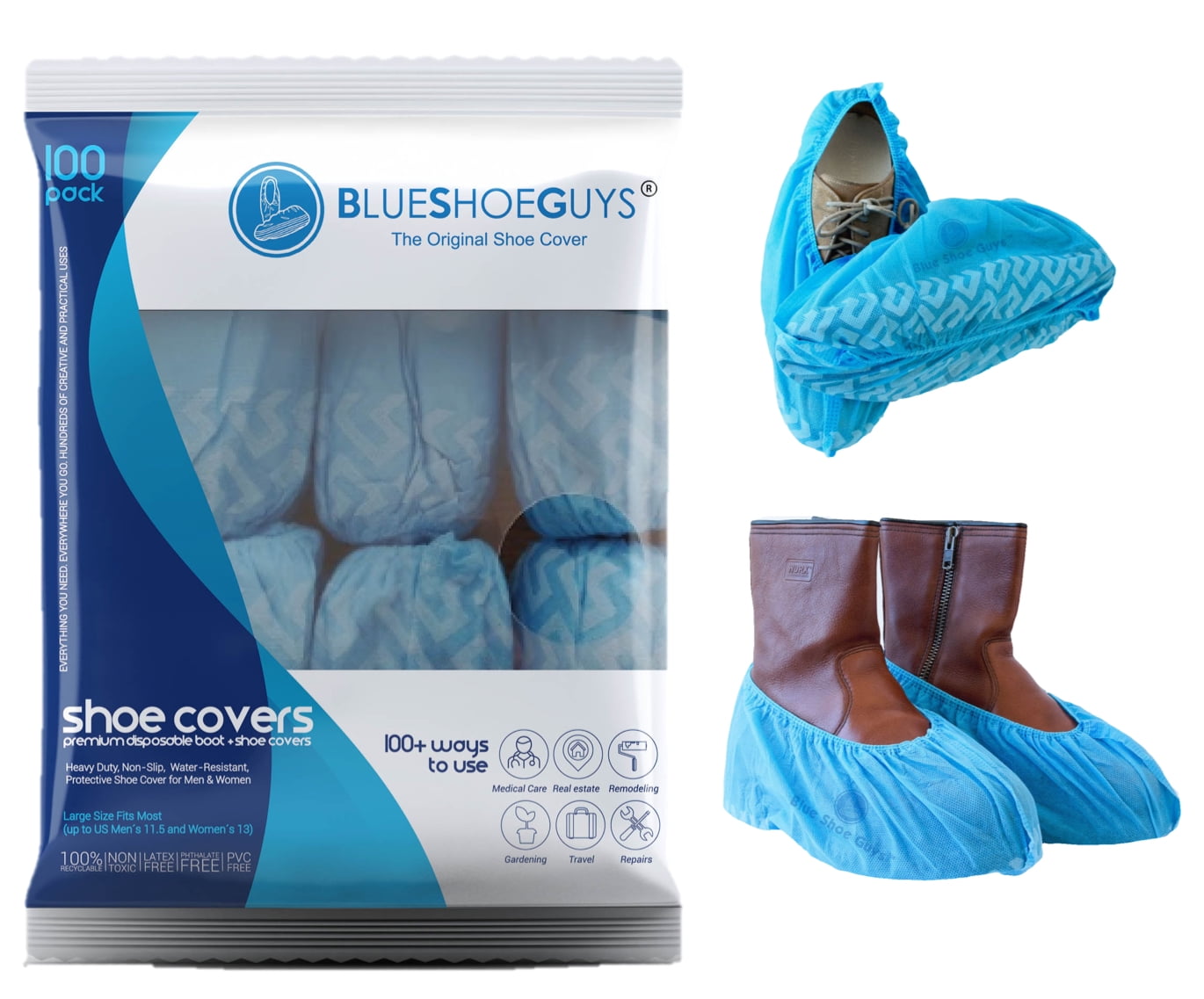 heavy duty disposable overshoes