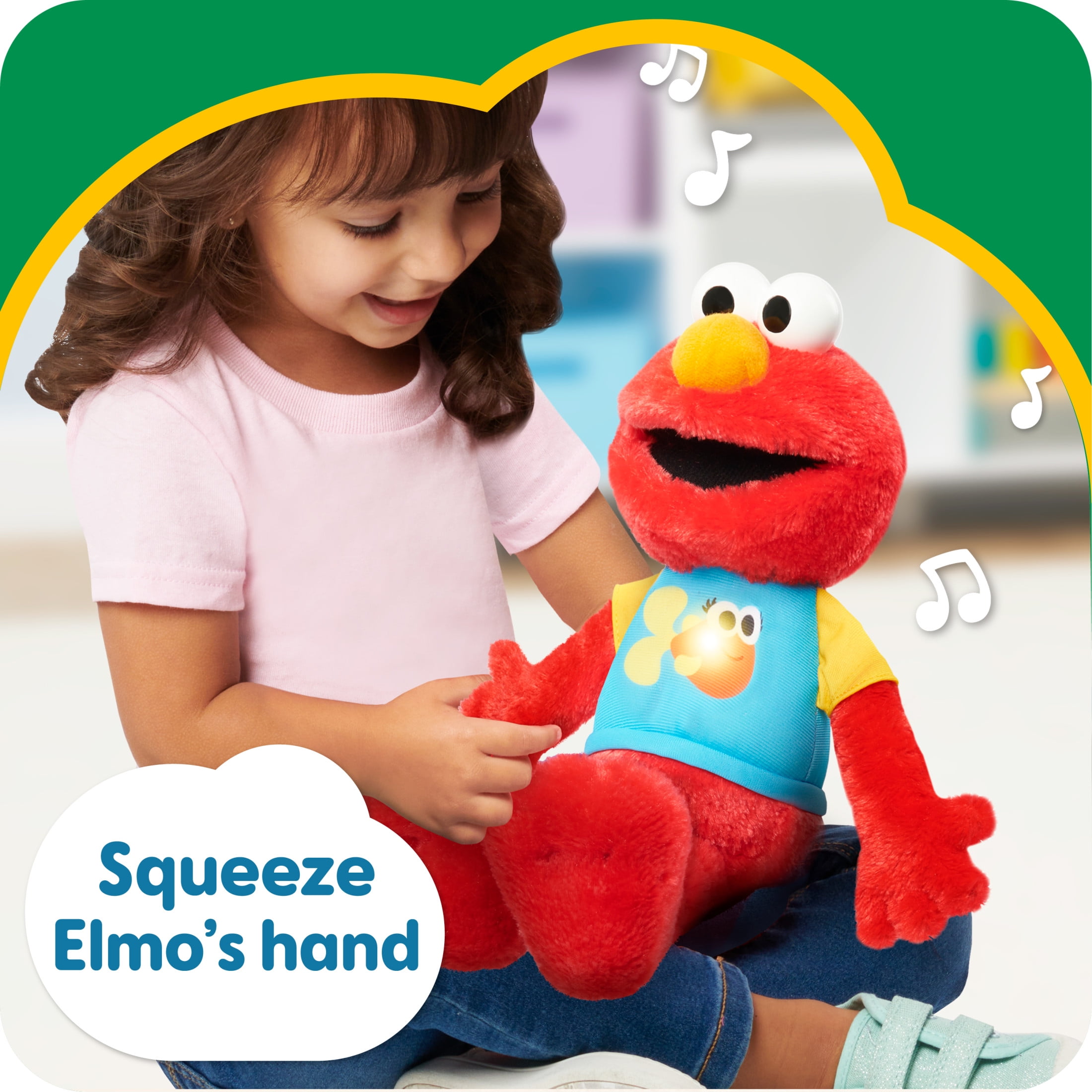 Sesame Street Musical Interactive Talking Elmo Plush Toy for Toddlers Ages 18 months Walmart
