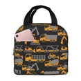 thumbnail image 1 of Easygdp Yellow Excavator Bolsa Térmica Premium - Tela Oxford Impermeable, Gran Capacidad, Bolsillo Frontal, Unisex para Trabajo, Escuela, Actividades al Aire Libre y Picnics, 1 of 8