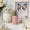 Pink, variant on Pet Cremation Urn for Ashes, Sealed Memorial Jar for Dog Cat Ashes and Hair, Small Stone Keepsake Urn with Lid, 6.3 inch Pet Funeral Urn for Home Display