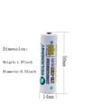 thumbnail image 2 of Baterías Recargables GEILIENERGY AA 1000mAh Ni-CD 1.2V, 2 of 7
