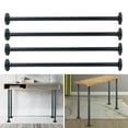 thumbnail image 6 of 4 Pack 30" Industrial Metal Pipe Table Legs Coffee Table DIY Furniture Leg Black, 6 of 10