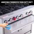 thumbnail image 5 of 36-Inch Gas Oven Range 6-Burner, Heavy-Duty Oven Ranges 210,000 BTU Commercial Range for Kitchen Restaurant, NSF, 5 of 14