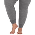 thumbnail image 3 of Fruit of the Loom Women's and Women's Plus Long Underwear Waffle Thermal Bottoms, 2-Pack, 3 of 3