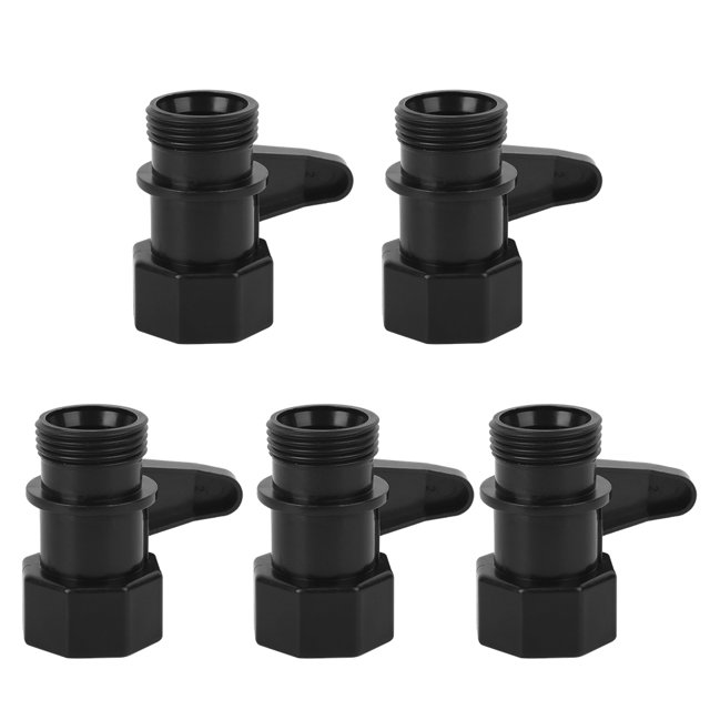 5 uds G3/4 rosca macho hembra accesorios de interruptor de válvula de cierre de Control de agua de plástico