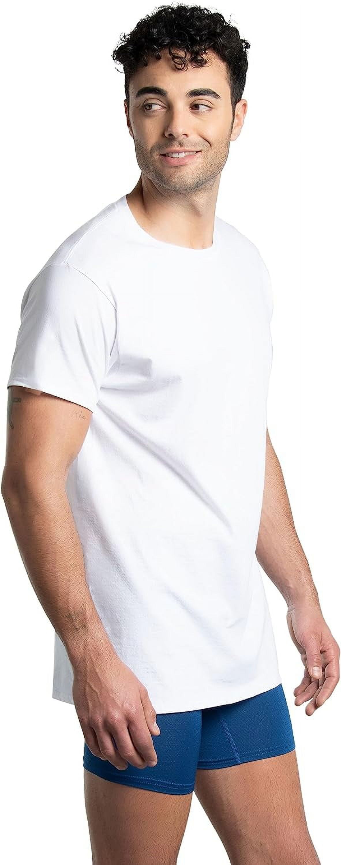 men's fruit of the loom signature breathable crew neck tees