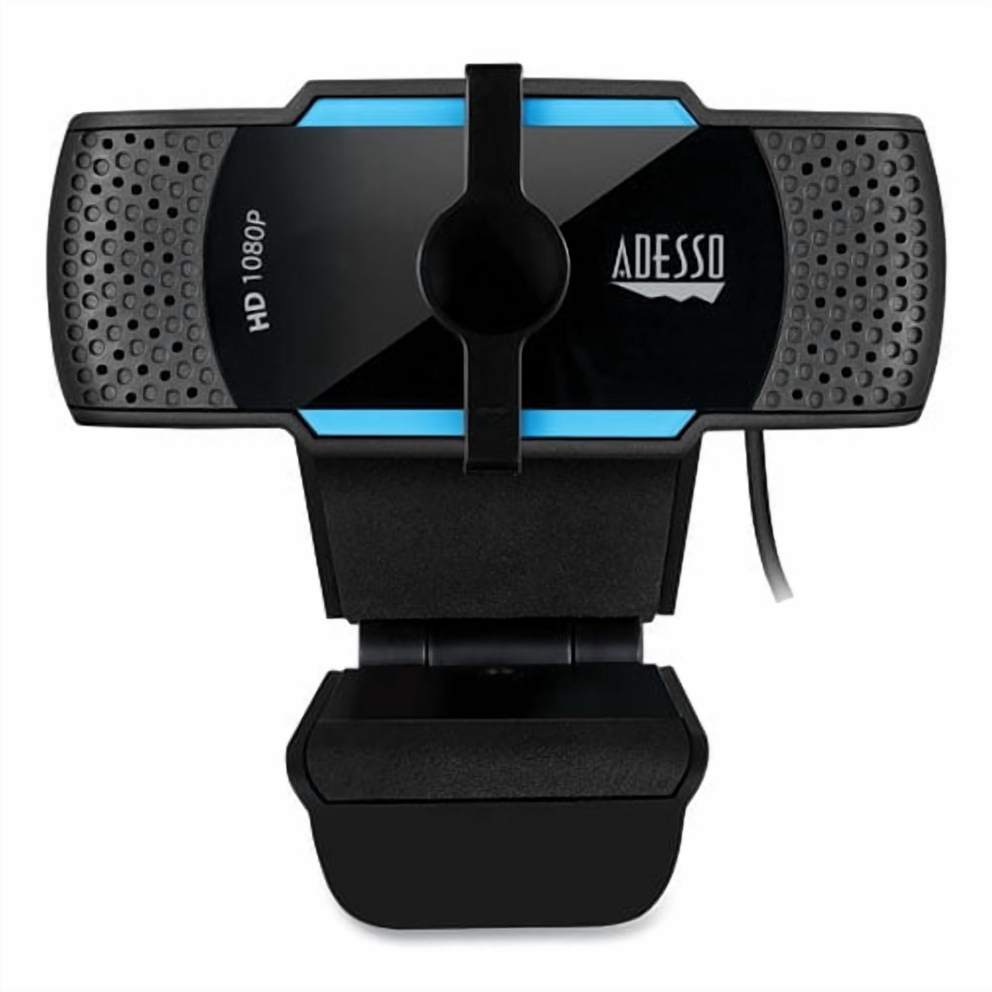 CyberTrack H5 1080P HD USB AutoFocus Webcam with Microphone, 1920 pixels x 1080 pixels, 2 Mpixels, B | Bundle of 2