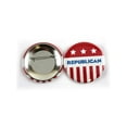 thumbnail image 2 of Republican Banner Badge Political Pinback Buttons - 2.25 Inch Round - 5 Pack, 2 of 2