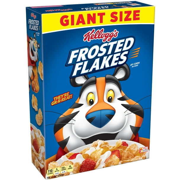 Kellogg's Frosted Flakes Giant Size Corn Cereal 33 Oz Box