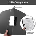 thumbnail image 4 of SKYDUE Clipboard with Pen Loops for File Storage, 6 Options Plastic Clipboard with Mental Fixation, A4 Letter Size Clipboard for Office, School and Home, Black, 4 of 5
