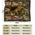 thumbnail image 6 of Cat Blanket Super Soft Warm Fluffy Flannel Jungle Bengal Cat Throw Blanket Cozy Fuzzy Plush Bedding Cat Gifts for Cat Lovers Boys Girls Teens Adults Couch Sofa 60"x50", 6 of 6