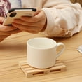 thumbnail image 4 of Pine Wooden Coasters, Modern Style Drink Coaster for Tabletop Protection, Farmhouse Coaster, Square Wood Coaster, Rustic Wedding Decorations Centerpiece, 4 of 8